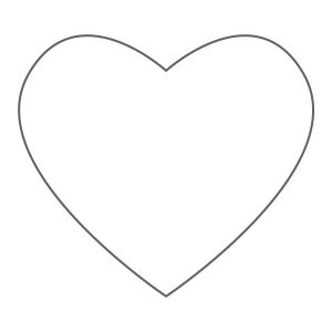 50+ free printable heart templates, JPEG and SVG, re-sizable.